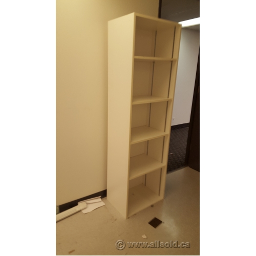 24 wide deals white bookcase